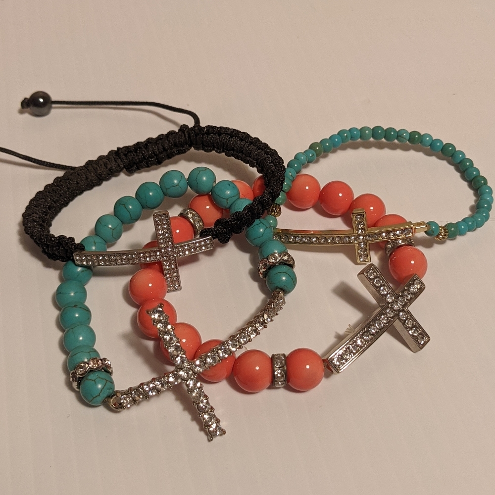 Accent Cross Bracelets
